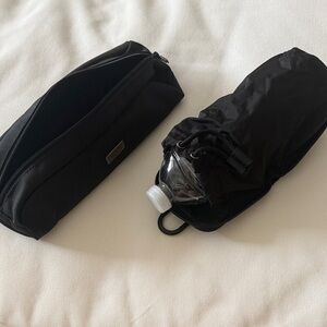 Tumi electronic cord pouch + foldable modular pouch - black